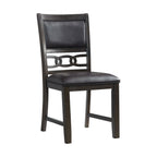 Amherst-Dining-Side-Chair-W/PU-Cushion-Side-Stretcher-Dark-Finish-(2-Per-Pack)