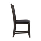 Amherst-Dining-Side-Chair-W/PU-Cushion-Side-Stretcher-Dark-Finish-(2-Per-Pack)