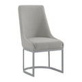 Arcadia-Dining-Side-Chair-with-Light-Grey-Fabric-&-Metal-Base-in-Silver-(2-Per-Carton)