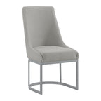 Arcadia-Dining-Side-Chair-with-Light-Grey-Fabric-&-Metal-Base-in-Silver-(2-Per-Carton)