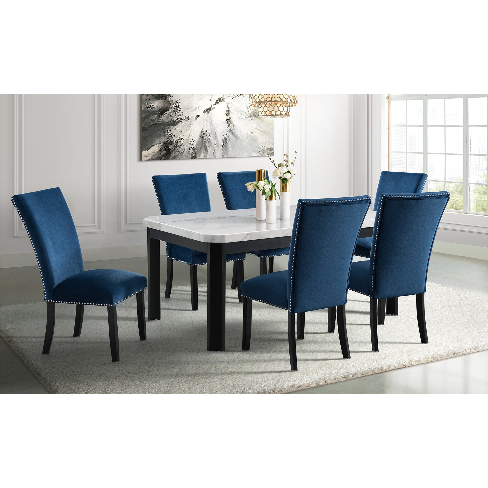Francesca-Rectangular-Dining-Blue-Velvet-Side-Chair-(2-Per-Pack)
