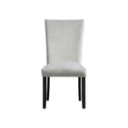 Francesca-Rectangular-Dining-Grey-Velvet-Side-Chair-W/-Nailhead-Trim-(2-Per-Pack)