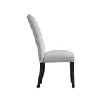 Francesca-Rectangular-Dining-Grey-Velvet-Side-Chair-W/-Nailhead-Trim-(2-Per-Pack)