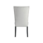 Francesca-Rectangular-Dining-Grey-Velvet-Side-Chair-W/-Nailhead-Trim-(2-Per-Pack)