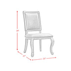 Gramercy-Dining-Rectangle-Back-Chair-w/PU-Back-(2pcs-Per-Carton)