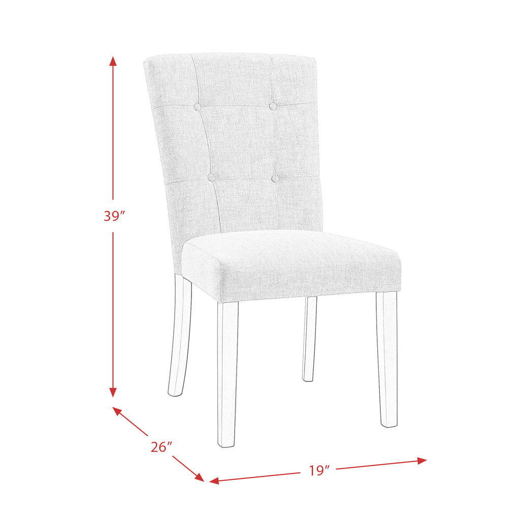 Lexi-Tufted-Fabric-Side-Chair-in-Beige-(2-Per-Pack)
