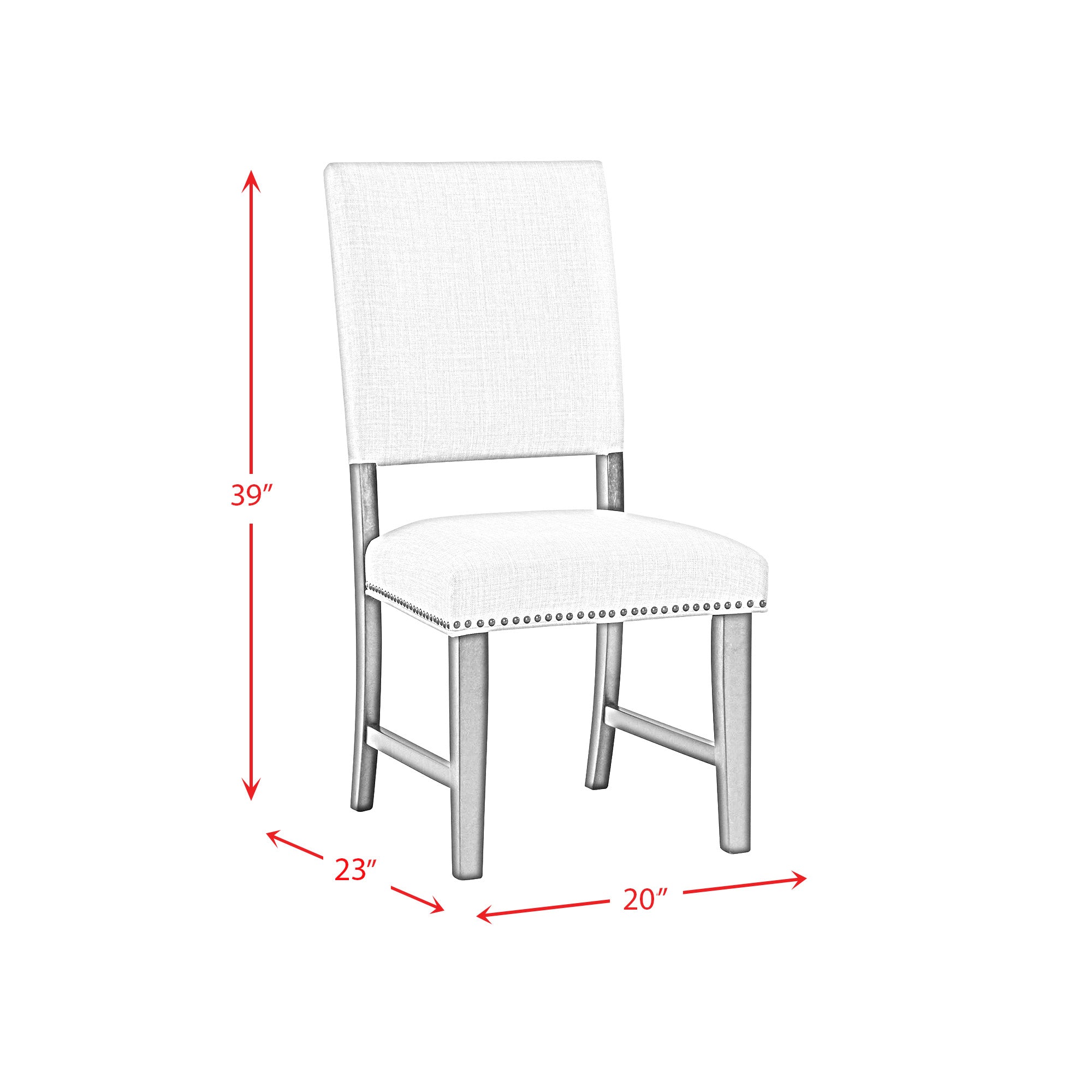 Maddox-Dining-Side-Chair-w/Stretcher-(2pcs-Per-Carton)
