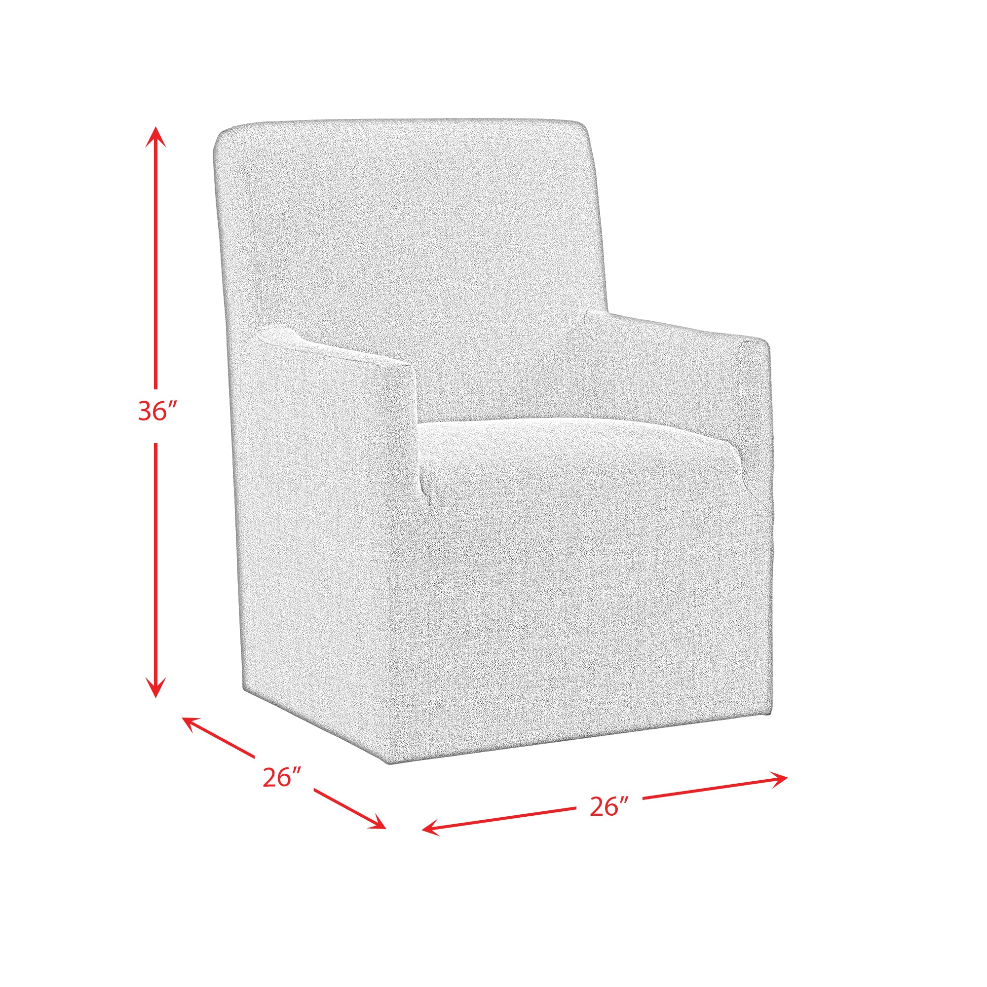 Nero-Dining-Arm-Chair-(Grey-color)--(2-PER-CARTON)