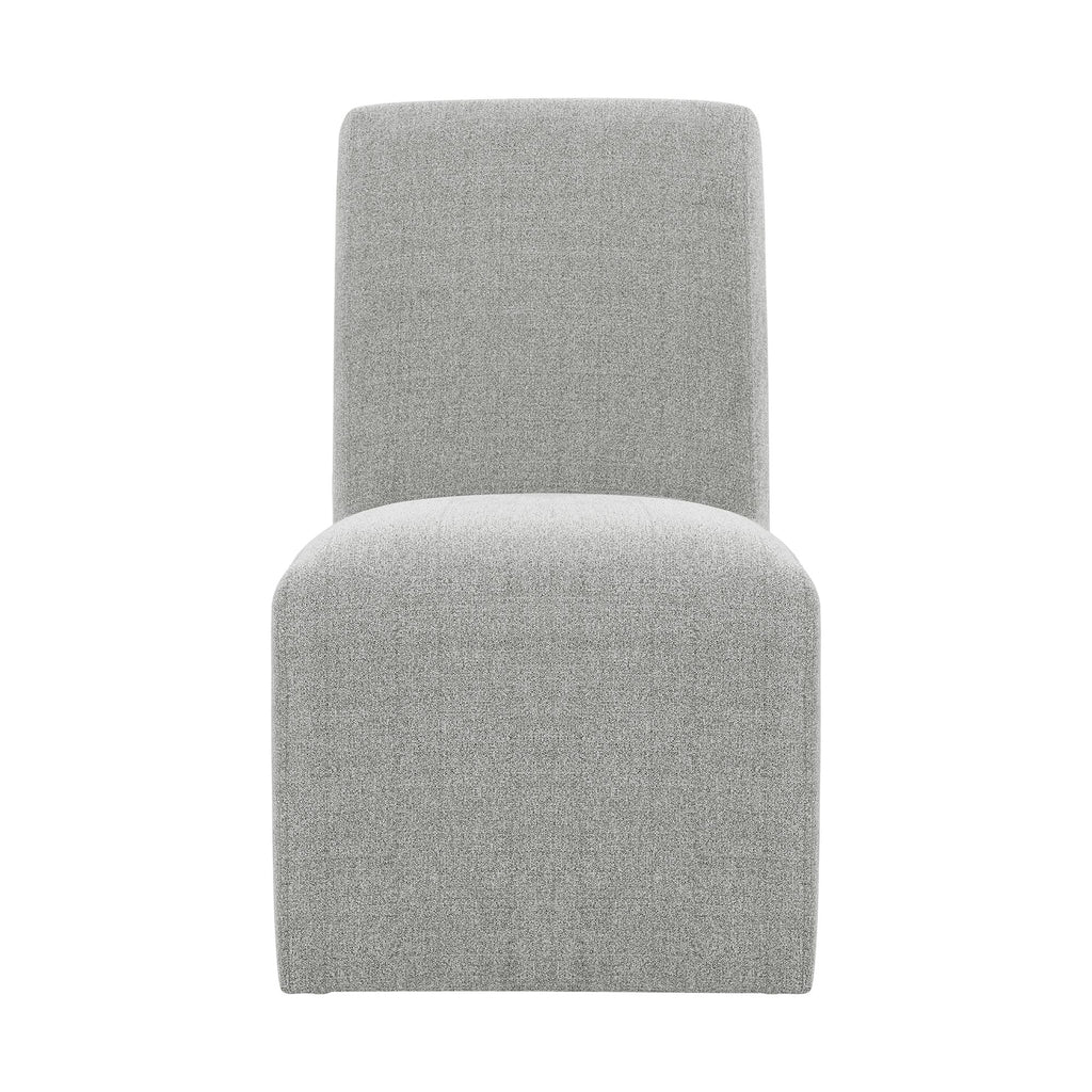 Nero-Dining-Side-Chair-(2-per-carton)-W/Grey-Fabric