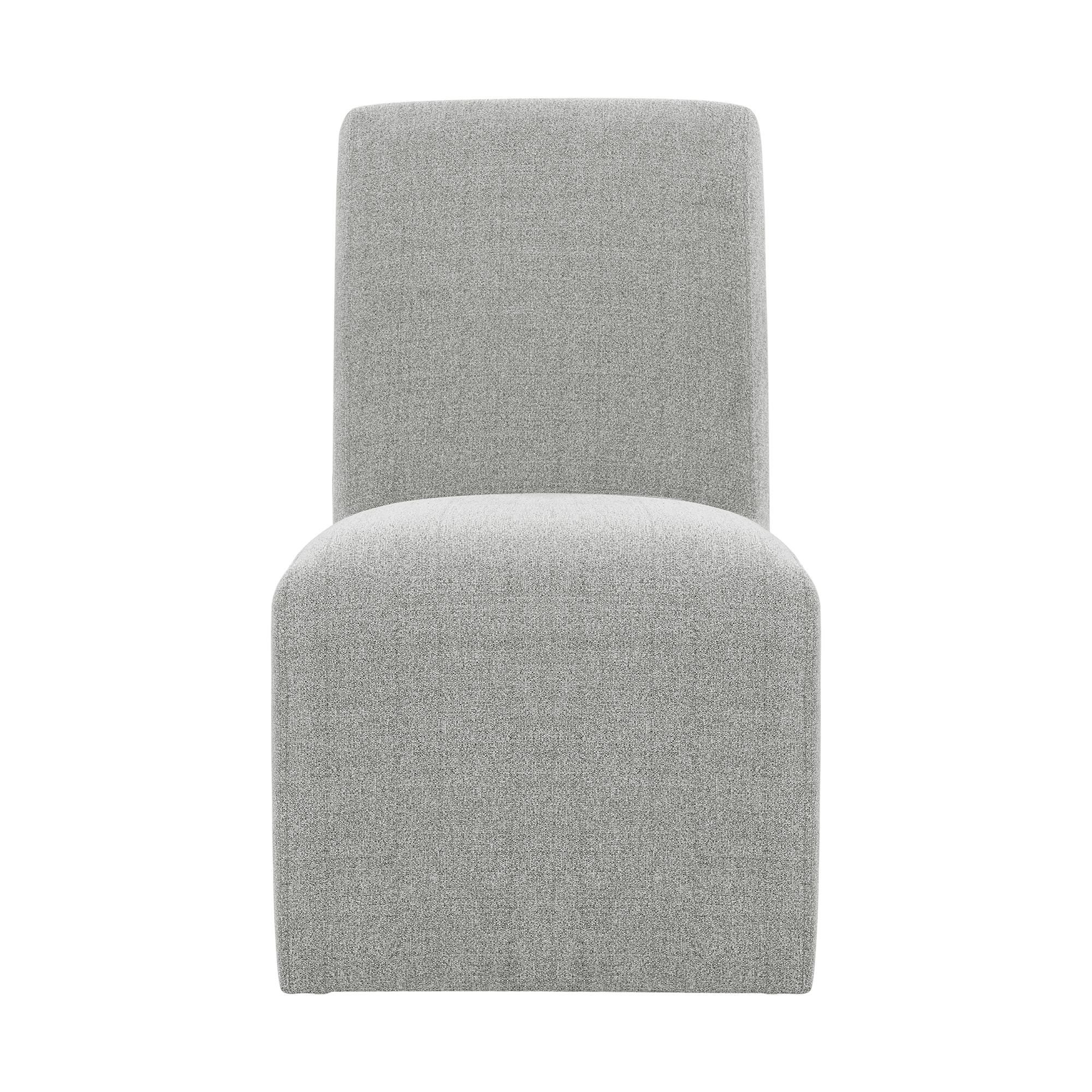 Nero-Dining-Side-Chair-(2-per-carton)-W/Grey-Fabric