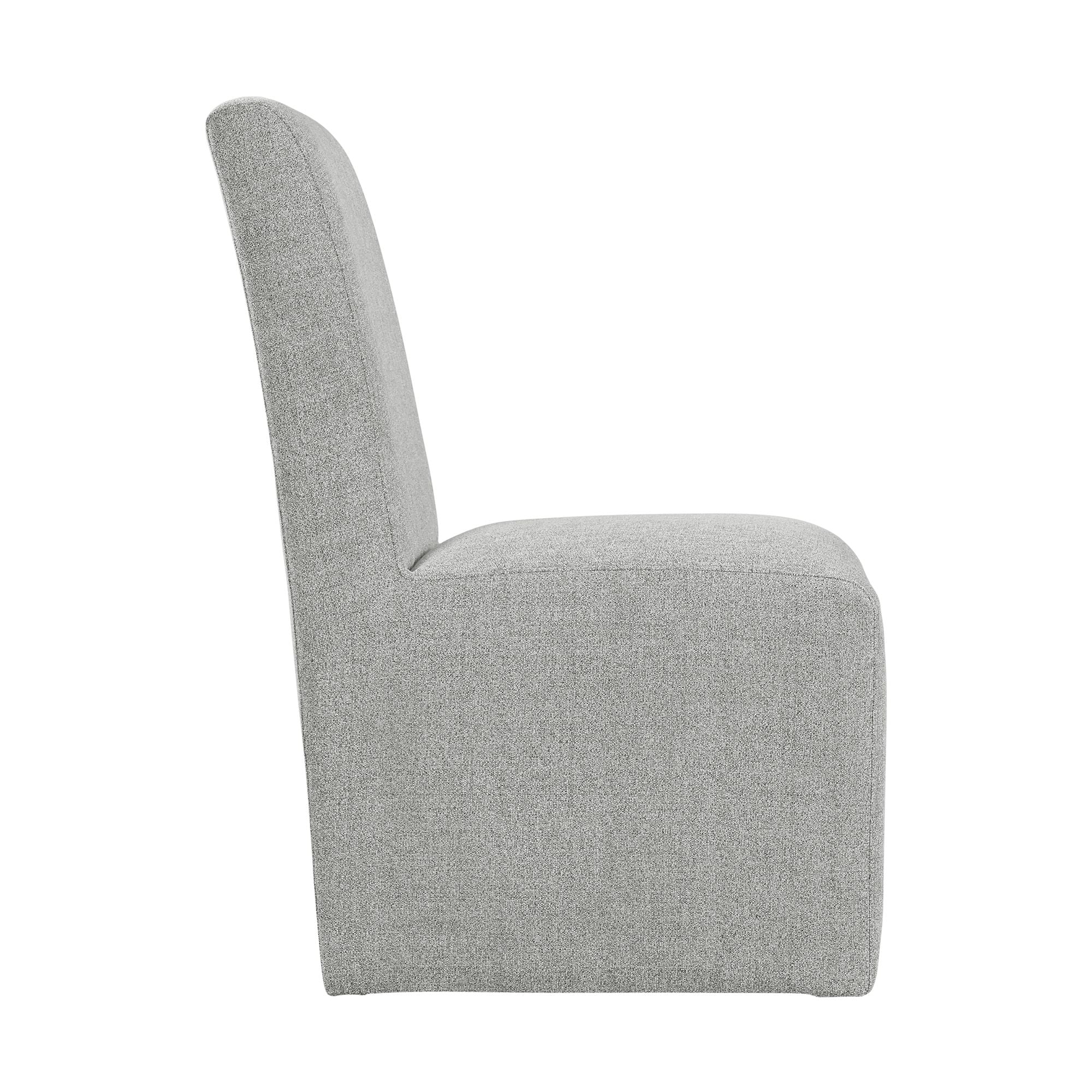 Nero-Dining-Side-Chair-(2-per-carton)-W/Grey-Fabric