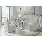 Nero-Dining-Side-Chair-(2-per-carton)-W/Grey-Fabric