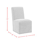 Nero-Dining-Side-Chair-(2-per-carton)-W/Grey-Fabric