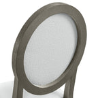 Versailles-Contemporary-Round-Back-Dining-Chair-With-Boucle-White-in-Grey-(2-Per-Carton)