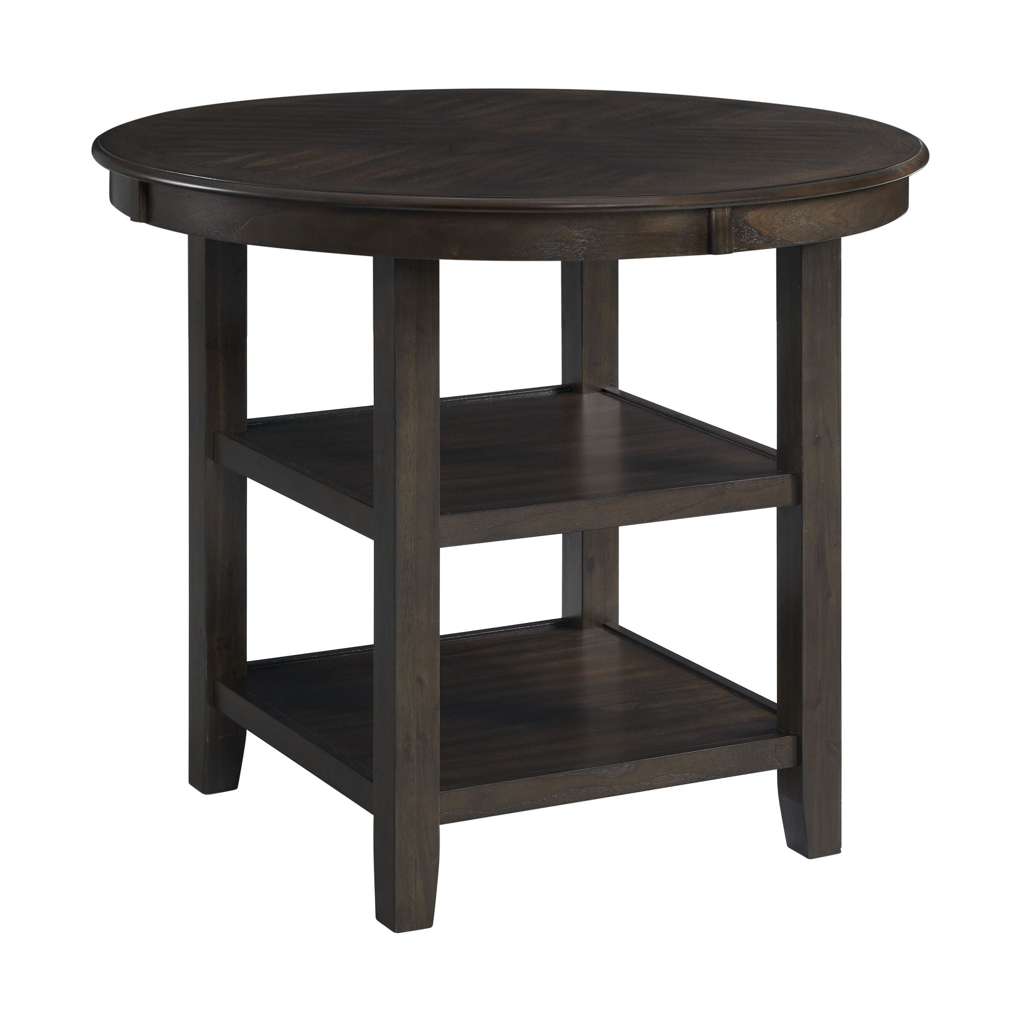 Amherst Counter Height 5-piece Dining Set Table and Four Side Chairs in Walnut