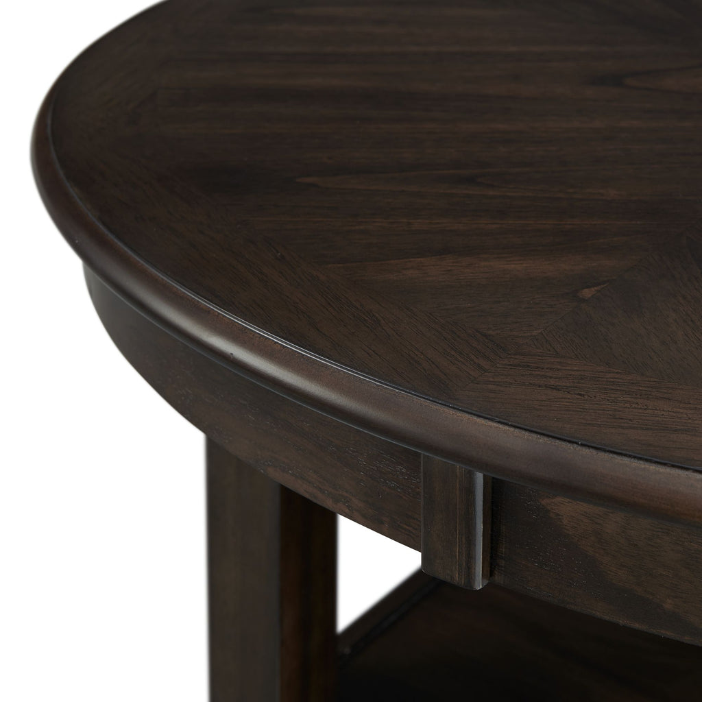 Amherst Counter Height 5-piece Dining Set Table and Four Side Chairs in Walnut
