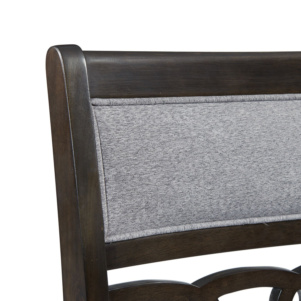 Amherst Counter Height 5-piece Dining Set Table and Four Side Chairs in Walnut