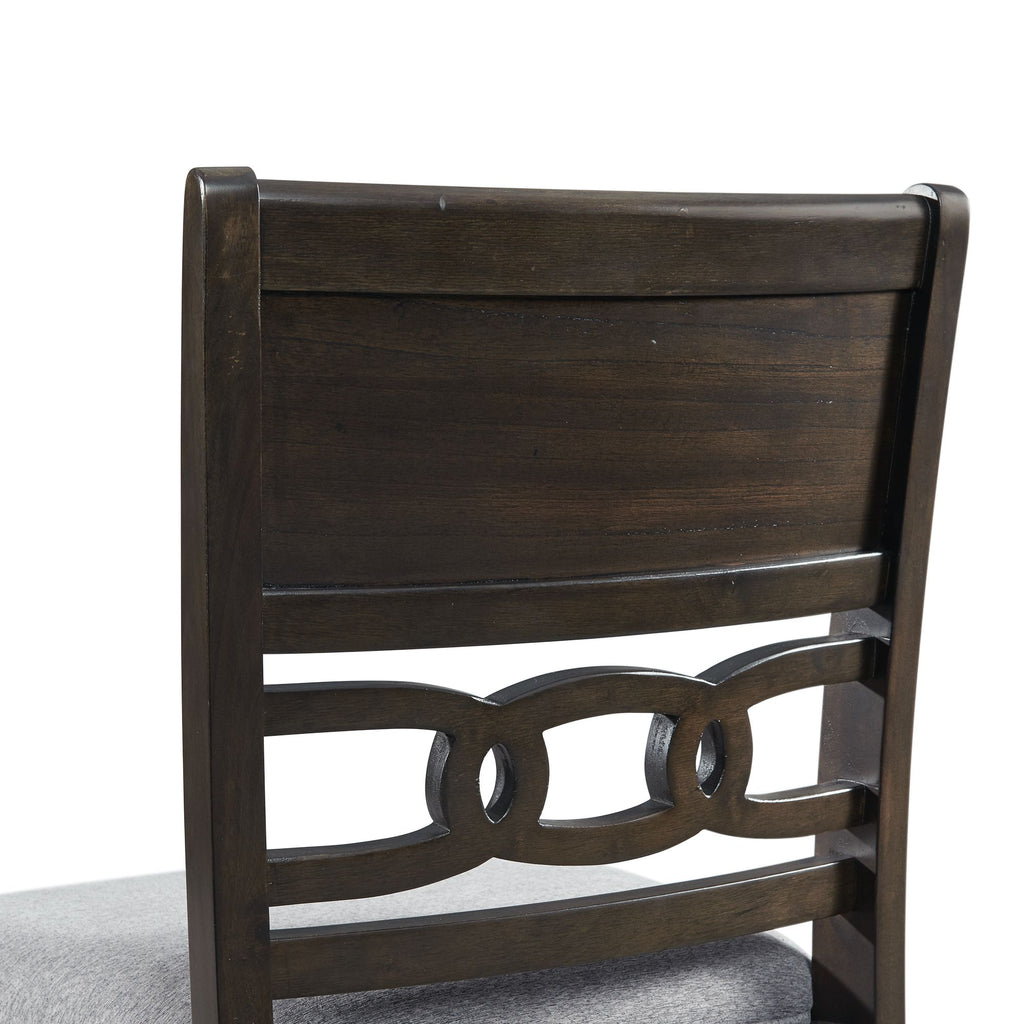 Amherst Counter Height 5-piece Dining Set Table and Four Side Chairs in Walnut