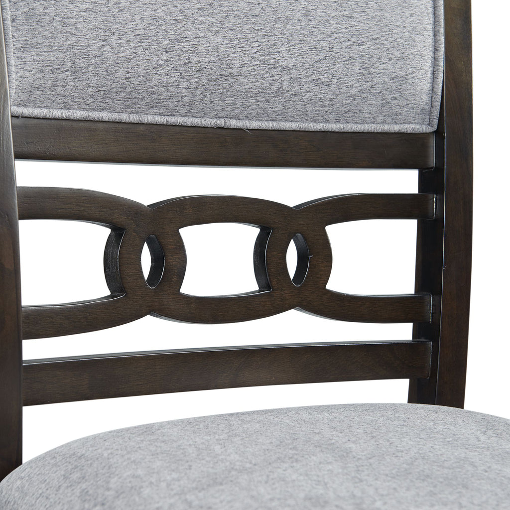 Amherst Counter Height 5-piece Dining Set Table and Four Side Chairs in Walnut