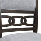 Amherst Counter Height 5-piece Dining Set Table and Four Side Chairs in Walnut