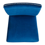 Beckley-5PC-Dining-Set-in-Dark---Table-&-Four-Blue-Velvet-Chairs