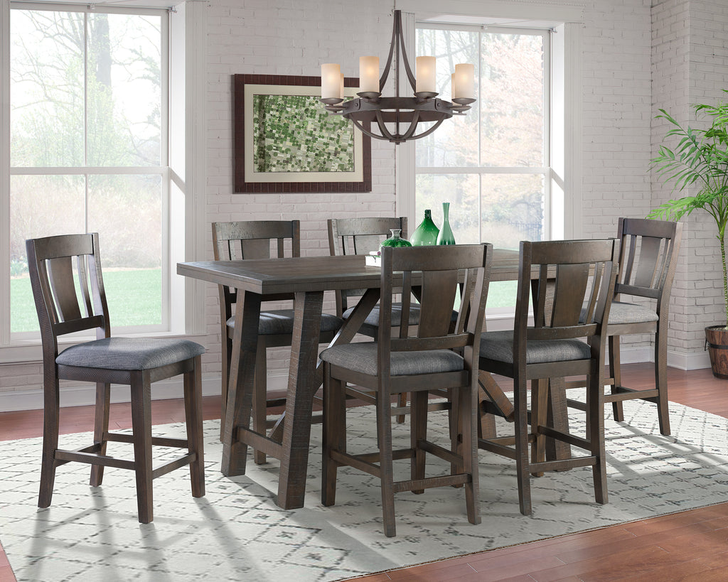 Cash-Counter-7PC-Dining-Set-Table-&-Six-Chairs