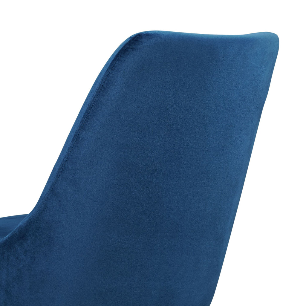 Celeste-Round-5PC-Dining-Set-Table-and-Four-Blue-Fabric-Chairs