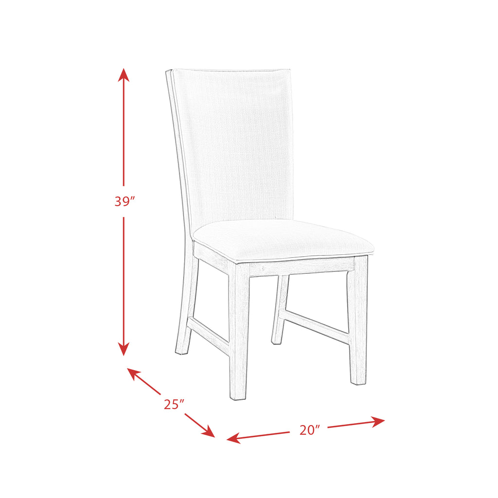 Grady-7PC-Dining-Set-Table-&-Six-Upholstered-Side-Chairs