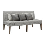 Gramercy-6PC-Dining-Set-Table,-Four-Tufted-Tall-Back-Chairs-and-Settee