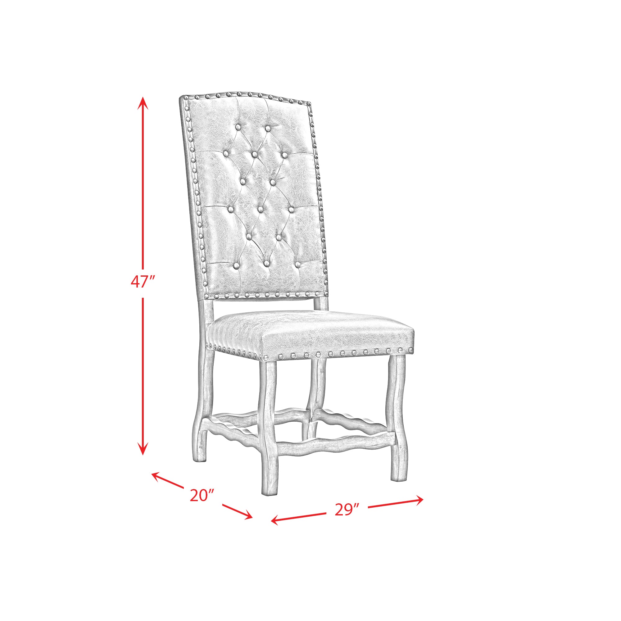 Gramercy-6PC-Dining-Set-Table,-Four-Tufted-Tall-Back-Chairs-and-Settee