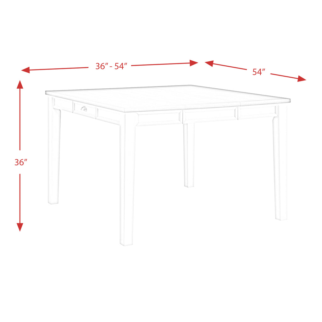 Kayla-Two-Tone-5PC-Counter-Height-Dining-Set-Table-&-Four-Chairs