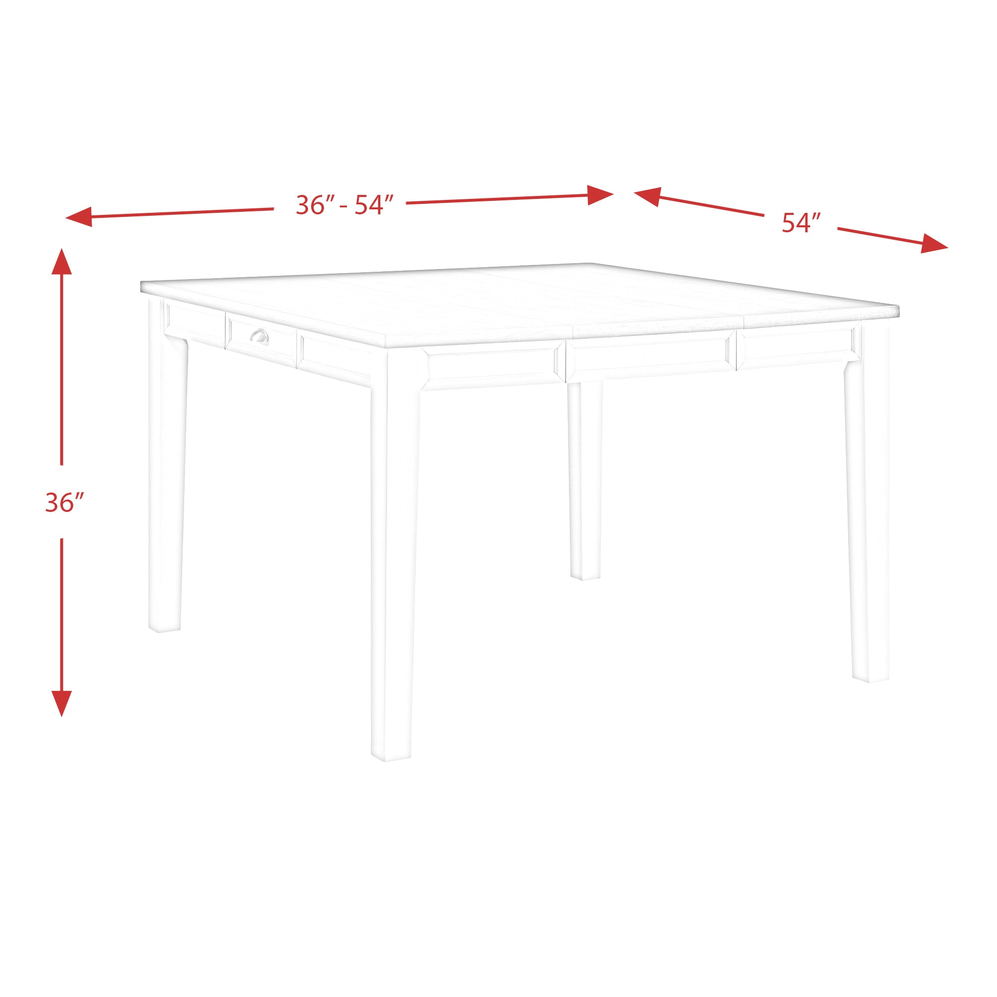 Kayla-Two-Tone-5PC-Counter-Height-Dining-Set-Table-&-Four-Chairs