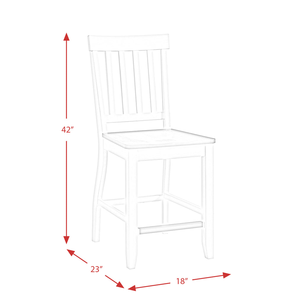 Kayla-Two-Tone-7PC-Counter-Height-Dining-Set-Table-&-Six-Chairs