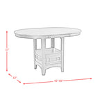 Max-Pub-5PC-Dining-Set-Table-and-Four-Chairs