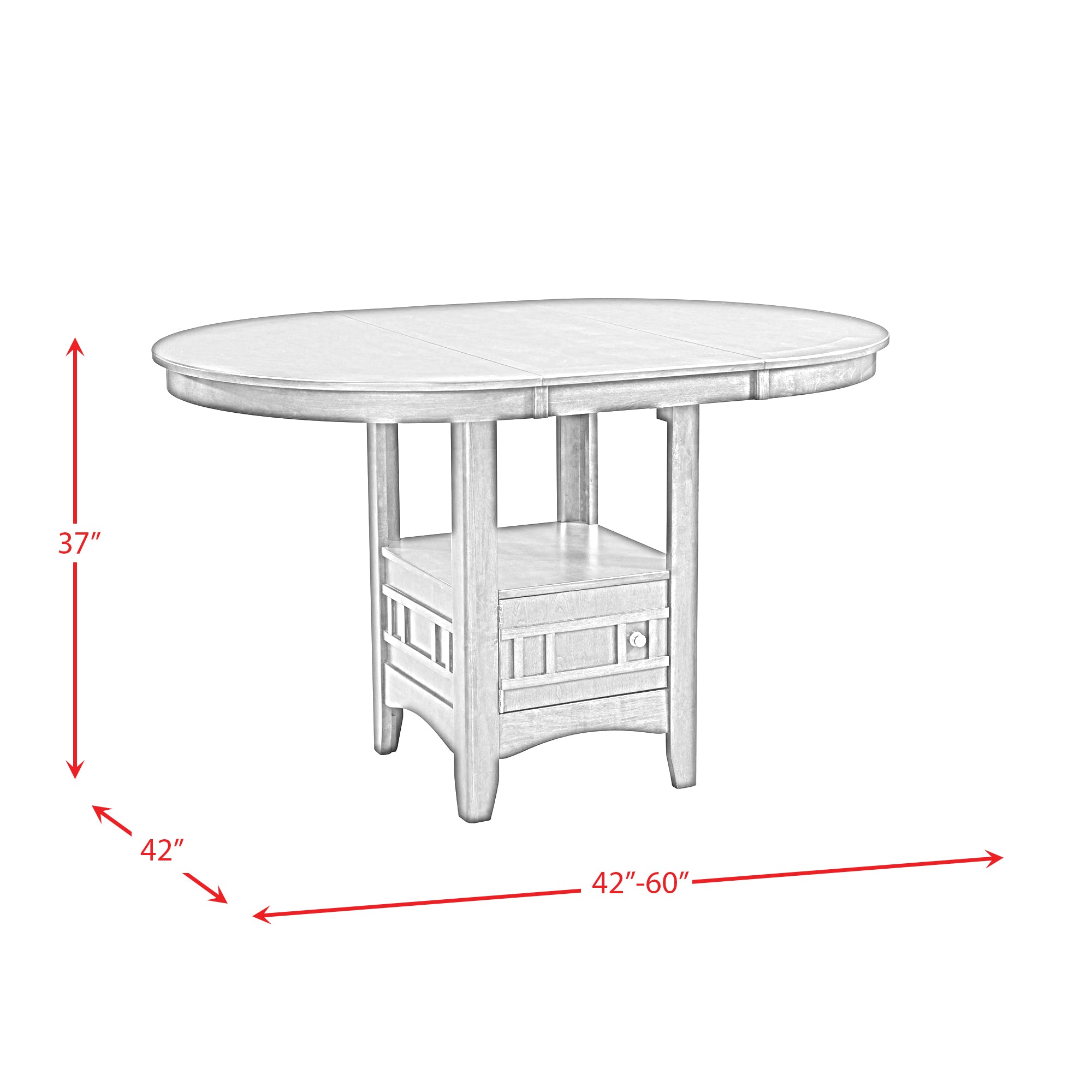 Max-Pub-5PC-Dining-Set-Table-and-Four-Chairs