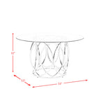 Merlin-Standard-Height-5PC-Dining-Set-Table-and-Four-Arm-Chairs