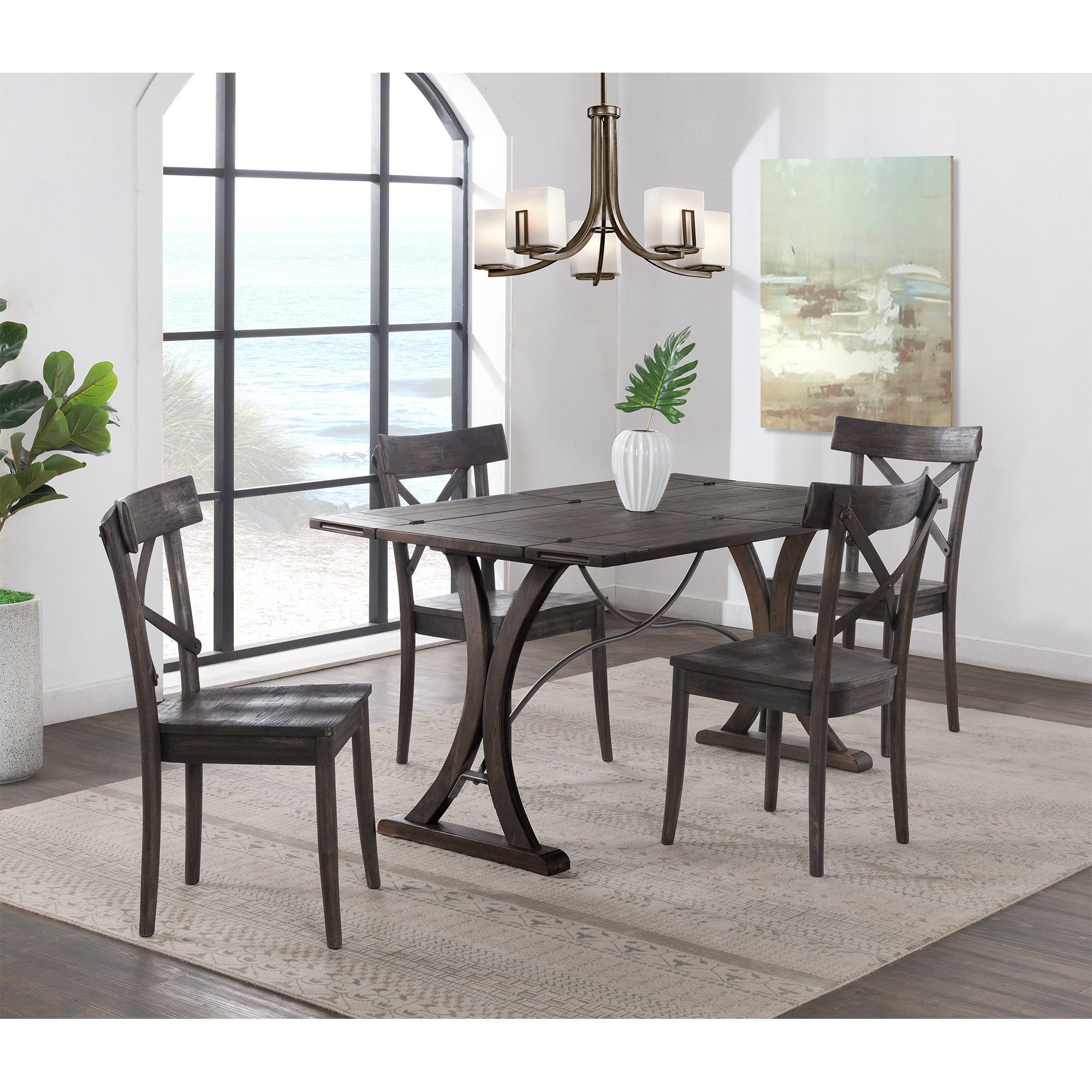 New-Bedford-Folding-Top-5PC-Dining-Set-Table-and-Four-Chairs