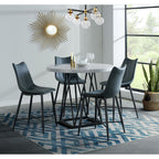 Riko 5-piece Counter Height Dining Set Table and Four Chairs