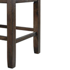 Stone-Counter-Height-9PC-Dining-Set-Table-&-Eight-Slat-Back-Chairs