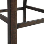 Stone-Counter-Height-9PC-Dining-Set-Table-&-Eight-Slat-Back-Chairs
