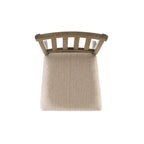 Stone-Standard-Height-Dining-6PC-Set-Table,-4-Side-Chairs-&-Pew-Bench