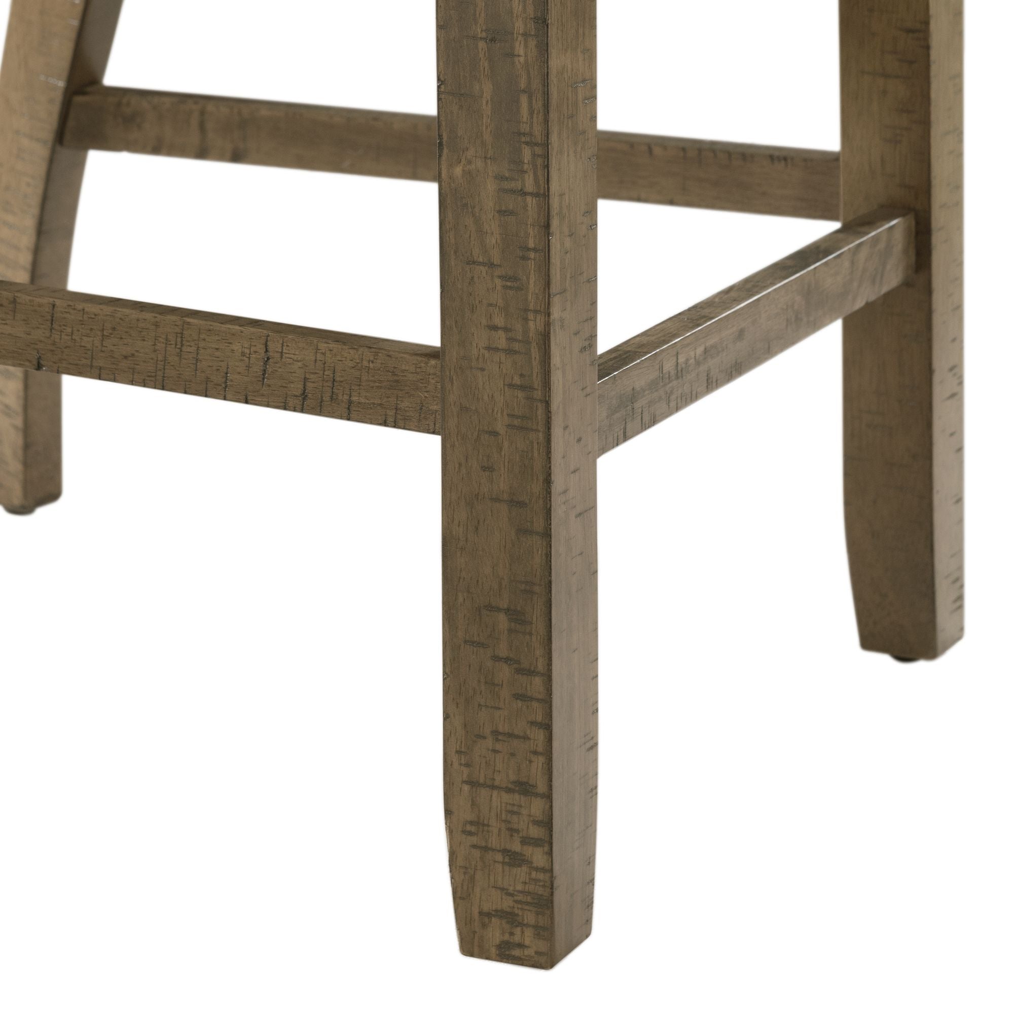 Stone-Standard-Height-Dining-6PC-Set-Table,-4-Side-Chairs-&-Pew-Bench
