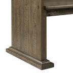 Stone-Standard-Height-Dining-6PC-Set-Table,-4-Side-Chairs-&-Pew-Bench