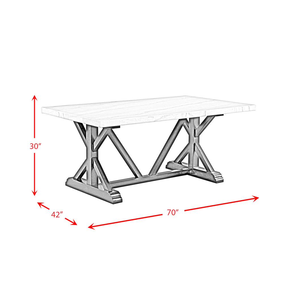 Tuscany-5PC-Standard-Height-Dining-Set-Table-&-Four-Chairs
