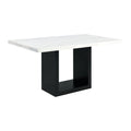 Valentino-White-5PC-Counter-Height-Dining-Set---Table-&-Four-Grey-Chairs