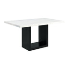 Valentino-White-5PC-Counter-Height-Dining-Set---Table-&-Four-Grey-Chairs
