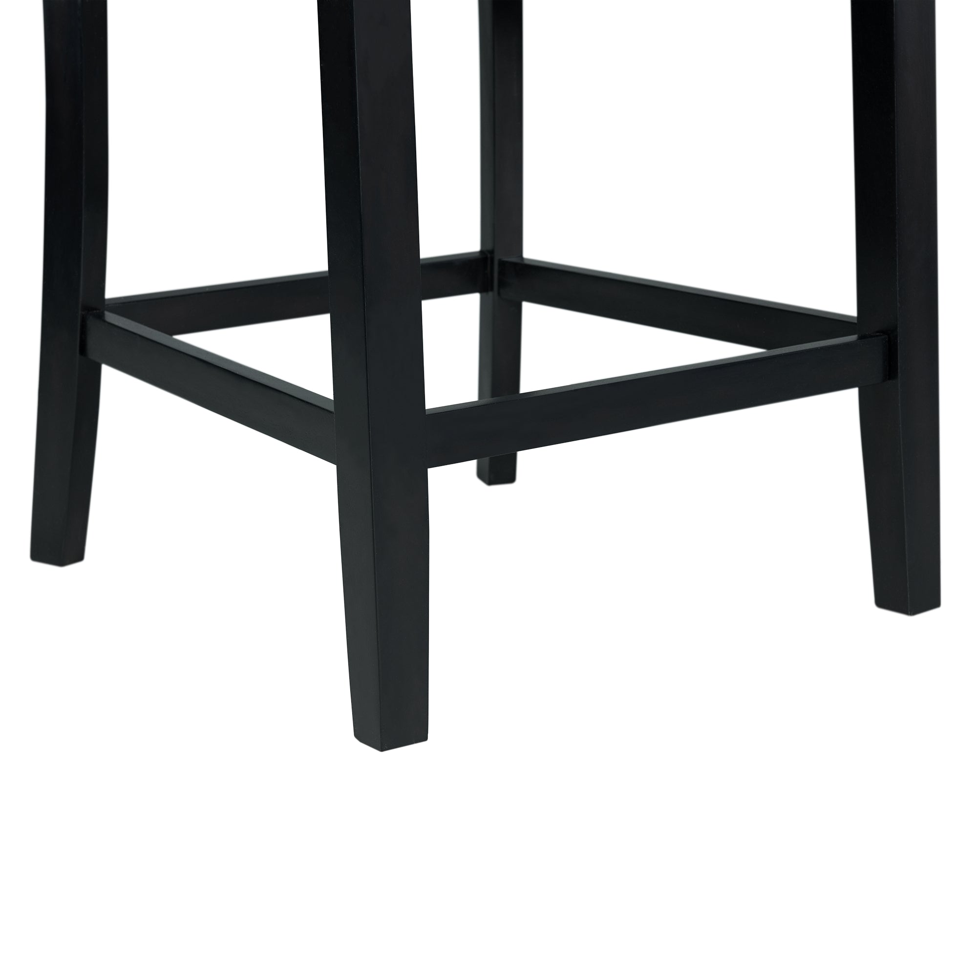 Valentino-White-5PC-Counter-Height-Dining-Set---Table-&-Four-Grey-Chairs