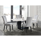 Valentino-White-5PC-Dining-Set-Table-&-Four-Grey-Chairs