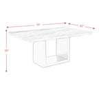 Valentino-White-5PC-Dining-Set-Table-&-Four-Grey-Chairs
