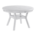 Amherst Dining Table with Wood Leg White Finish